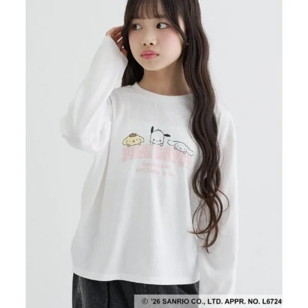 tシャツ 「サンリオキャラクターズ」アソートカレッジロンT キッズ 子供服 女の子