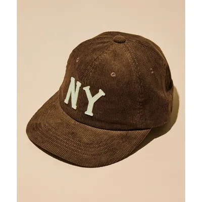 キャップ 帽子 メンズ COOPERSTOWN BALL CAP/クーパーズタウン ボールキャップ 別注 フェルトロゴ コーデュロイキャップ/C.B.C by COOPERSTOWN BALL CAP