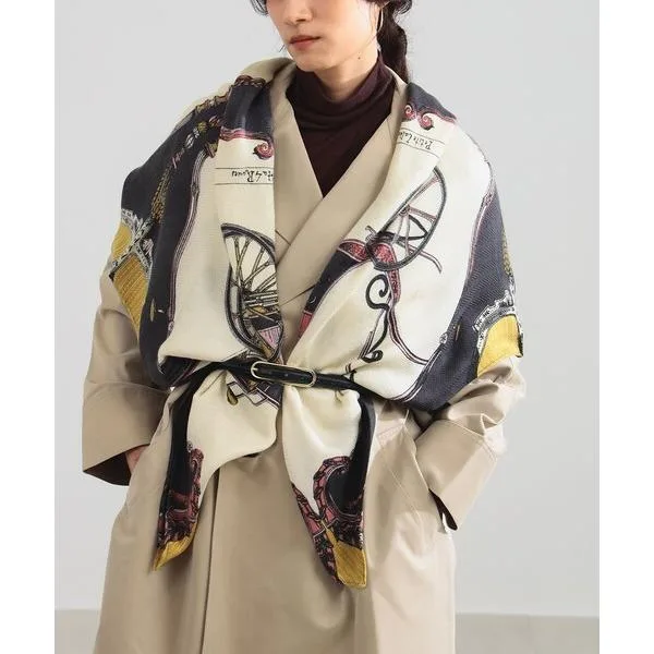 ストール マフラー manipuri / キャリッジ ストール レディース