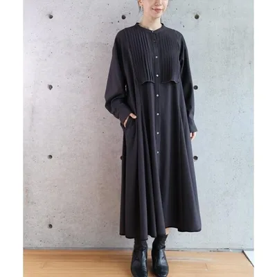 ワンピース レイヤーヨークフレアワンピース