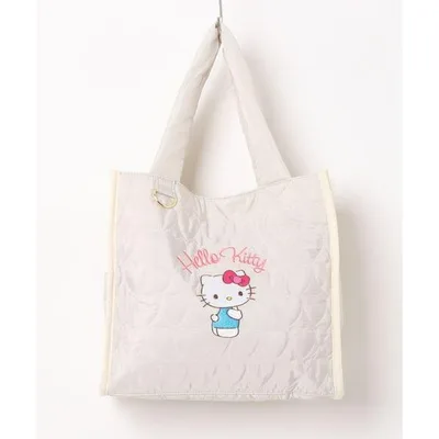 キルティング トートバッグ Sanrio(サンリオ)ハートキルティング スクエアミニトートバッグ/ハローキティ/クロミ/シナモロール/マイメロディ レディース