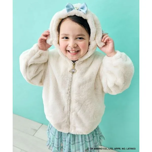 ブルゾン アウター ボア 「サンリオキャラクターズ×ANY KIDS」夢リボン なりきりブルゾン キッズ 子供服 女の子