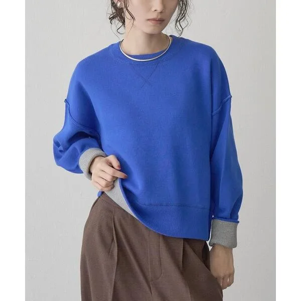 ニット セーター 「好評ニットが今年も登場」スウェットライク2wayニット(WEB限定カラーあり) レディース