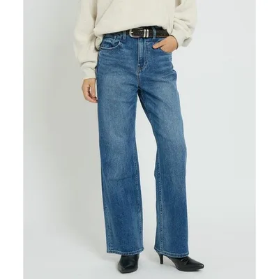 ジーンズ デニム デニムパンツ 「Healthy denim / ヘルシーデニム」Aqua/デニム/デニムパンツ/ルーズフレア「WEB限定」 レディース