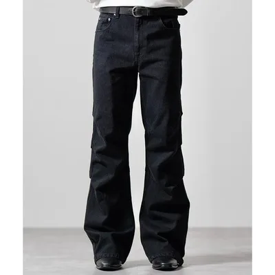 กางเกงยีนส์ "CLEL" 3D Tuck Denim Pants / 3D Tuck Denim Pants Men's Women's