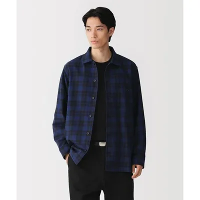 シャツ 「MUJI Labo」紳士 昔ながらの紡績機を使った ムラ糸長袖シャツ メンズ レディース