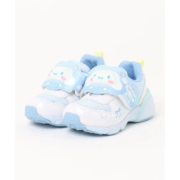 スニーカー MOONSTAR ムーンスター 15-19 サンリオ(L) サンリオ7232 SA 7232LE ABC ABC-MART限定 *サックス キッズ 子供 女の子