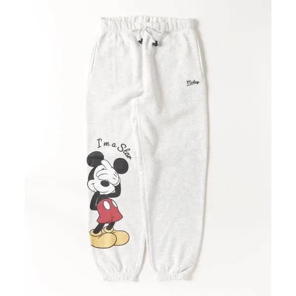 スウェットパンツ ジャージ 「71」「Disney/ディズニー」ミッキーマウス/くまのプーさん/ティガー/ピグレット スウェットジョガーパンツ/スウェットパンツ…