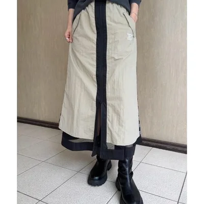 ロング スカート Risley(リズレー) ReebokxRisley Mesh skirt/リバーシブル/R2603-RBK961