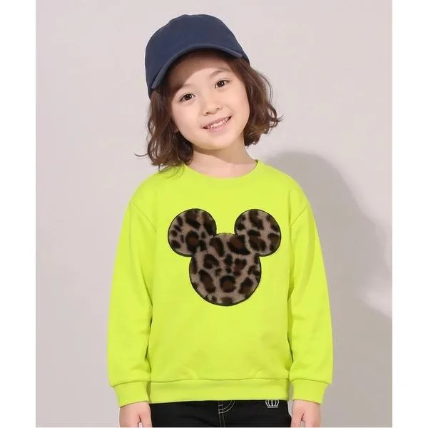 トレーナー 親子お揃い ディズニー アニマルボア裏起毛トレーナー 2128K キッズ 子供服 男の子 女の子