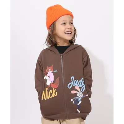 パーカー 親子お揃い ディズニー ペアキャラクタージップパーカー 1956K キッズ 子供服 男の子 女の子