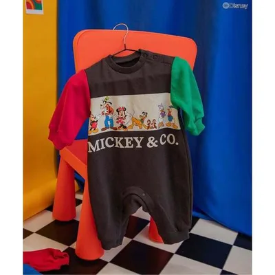ベビー服 ロンパース ディズニーキャラクター / サガラワッペンカバーオール