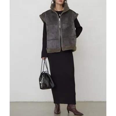 ワンピース 「WEB限定」リブニットワンピース 秋服