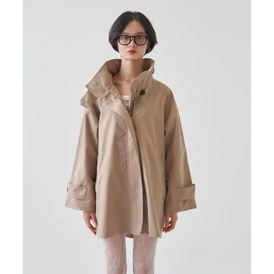 トレンチコート コート stand hurf trench レディース