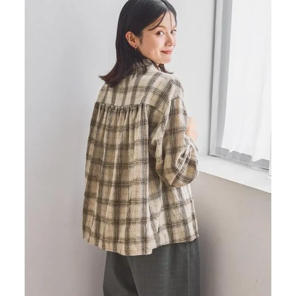 ブラウス シャツ ヴィンテージチェックシャツ レディース