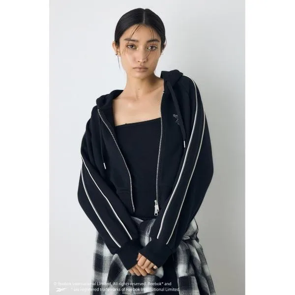 パーカー 「REEBOK×AZUL」ダブルジップパーカー 秋服 冬服「Mサイズレディース」「Lサイズメンズ&ユニセックス」 レディース メンズ