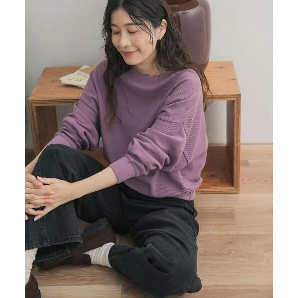 tシャツ 「一部WEB限定カラー」タックフライスロングスリーブプルオーバー レディース