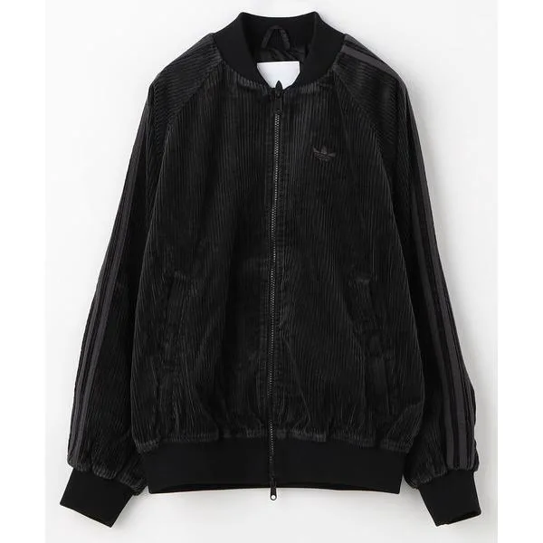 アディダス adidas コート アウター adidas/アディダス CORDUROY SST OVERSIZED TRACK TOP/コーデュロイ SST オーバーサイズ トラックトップ レディース