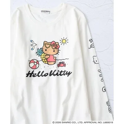 T-shirt Sanrio Characters Long Sleeve T-shirt Men's Women's