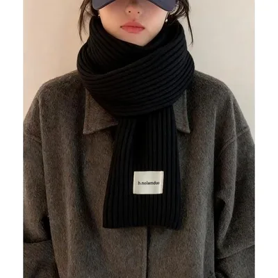 マフラー ストール 無地リブニットマフラー レディース 秋冬 保温 学生におすすめ 厚手 カップルマフラー レディース
