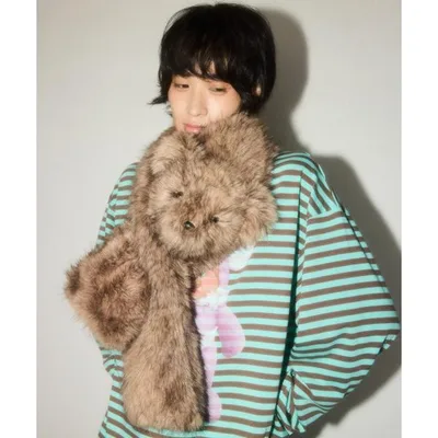 マフラー ストール BEAR FUR マフラー レディース メンズ