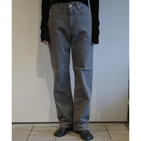 ジーンズ デニム デニムパンツ CLANE STRIGHT DENIM PANTS レディース