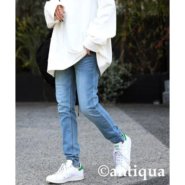 アンティカ antiqua ジーンズ デニム デニムパンツ ストレッチスキニージーンズ レディース