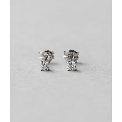 ピアス PT900 ダイヤモンド 0.1ct ピアス「ブライト」 レディース