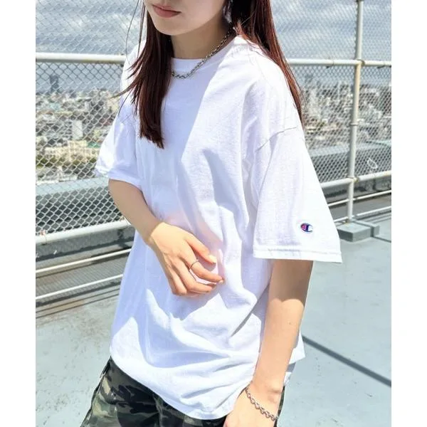 チャンピオン tシャツ 半袖 「お気に入り数12万人突破」Champion Authentic T-SHIRTS/チャンピオン サイズ展開多数 コットン 無地 1/2スリーブ 半袖 Tシャツ