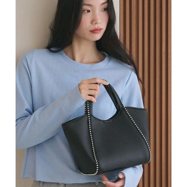 ショルダーバッグ バッグ ボールチェーン ミニトートバッグ -2WAY- レディース