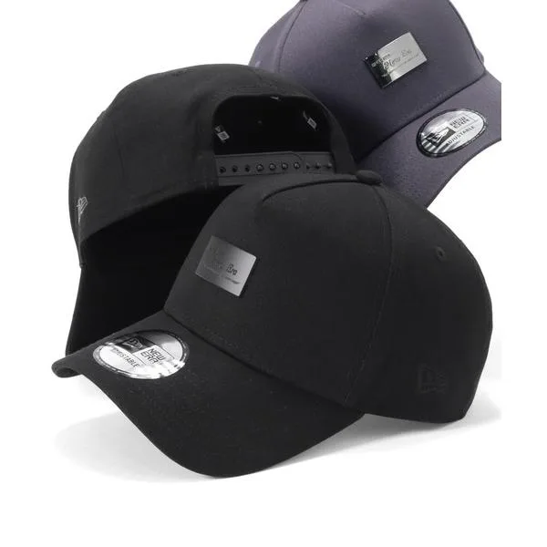 ニューエラ キャップ 帽子 紫外線カット メンズ ニューエラ NEW ERA キャップ 9FORTY A-FRAME メタルプレート ONSPOTZ 別注 メンズ レディース