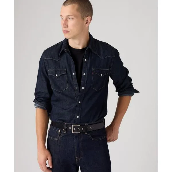 シャツ Levi's/リーバイス ウエスタンシャツ ブルー RED CAST RINSE メンズ