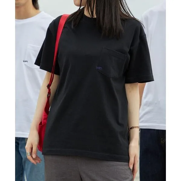 tシャツ 「26SS新色追加!!累計販売数19万枚突破!!」「WEB限定」SHIPS: マイクロ SHIPSロゴ ポケット Tシャツ メンズ レディース