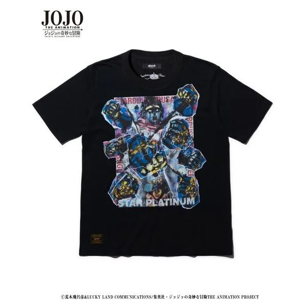 tシャツ Star Platinum T / スタープラチナT「ジョジョの奇妙な冒険コラボレーションアイテム」 メンズ レディース