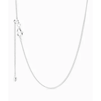 ネックレス カーブ チェーン シルバーネックレス レディース