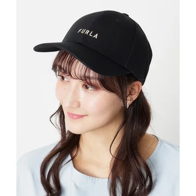 キャップ 帽子 紫外線カット レディース キャップ ウォッシャブル ”フロント FURLA ロゴ” レディース