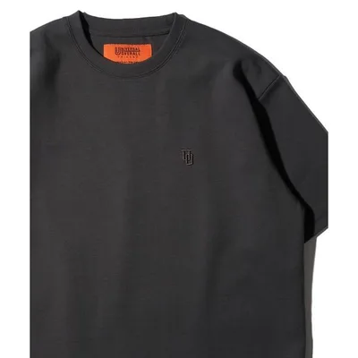 tシャツ 「UNIVERSAL OVERALL」別注 リラックスフィット 刺繍 ポンチ半袖Tシャツ メンズ レディース