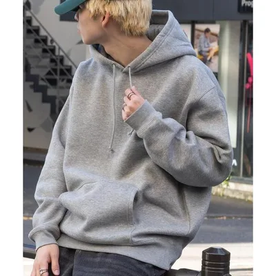 スマホショルダー パーカー 裏起毛 しっかり厚手、ふんわり柔らか!「United Athle」T/C sweat pull over hoodie / スウェット プルオーバー パーカー 裏…