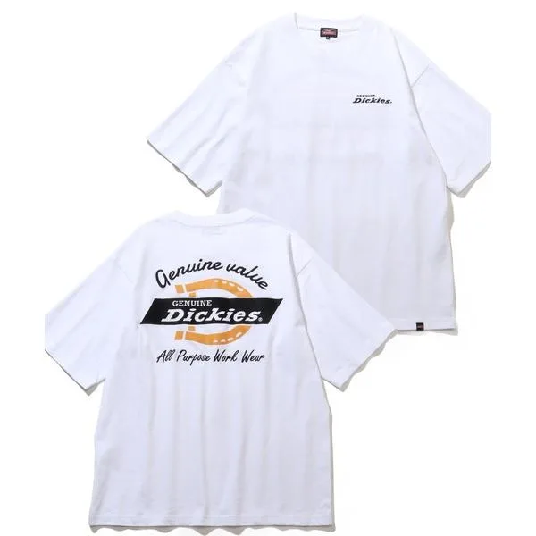 tシャツ 「GENUINE DICKIES/ジェニュインディッキーズ」 刺繍&プリント ショートスリーブ ビッグシルエットTシャツ メンズ レディース