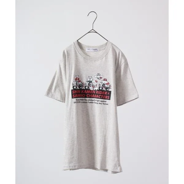tシャツ 半袖 sanrio サンリオ 仮面ライダー コラボ 半袖 Tシャツ レディース