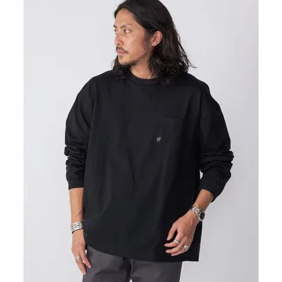 tシャツ 「WEB限定」SHIPS:「汗染み防止加工」ワンポイントロゴ ビッグシルエットヘビーウェイトTシャツ メンズ レディース