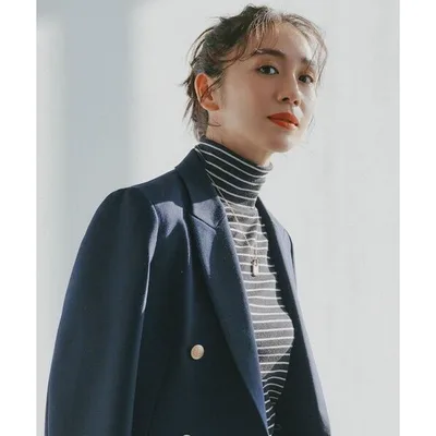 tシャツ 「暖かさ&着心地の良さで大ヒット/新色追加」コットンカシミヤ タートルネックカットソー レディース