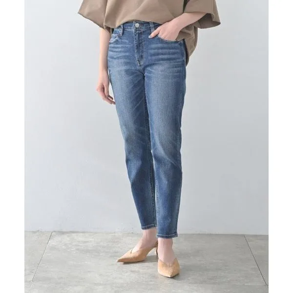 ジーンズ デニム デニムパンツ 「Healthy DENIM×UNTITLED」別注 R Mrytle(リマートル)テーパードデニム レディース