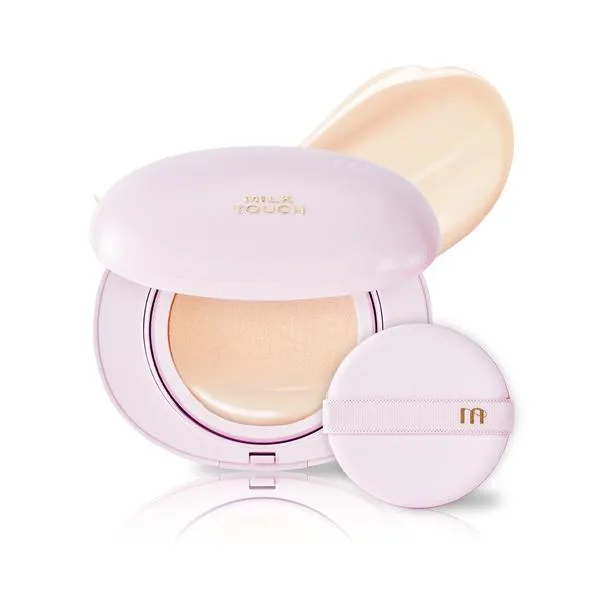 クッションファンデ ファンデーション ミルクタッチ milk touch 「全3色」 オールデイスキンフィットミルキーグロウクッション