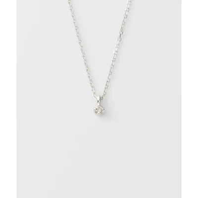 ネックレス シルバーダイヤモンドネックレス(0.03 ct) レディース