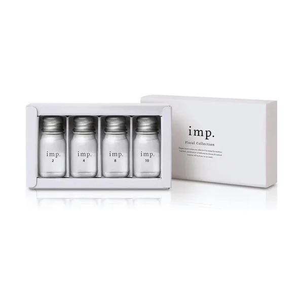 香水 imp. Floral Collection New インプ フローラルコレクション 香水 10mL×4(ピュアサボン、サクラブルーム、ウィステリアブロッサム、クラフトティー)