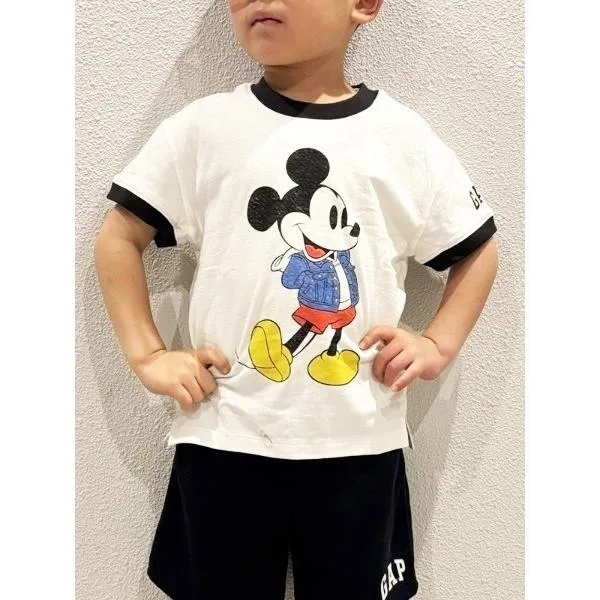 tシャツ babyGap ディズニー ミッキーマウス グラフィックTシャツ キッズ 子供服 男の子 女の子