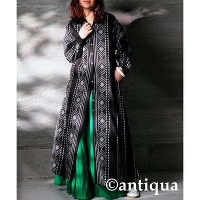 アンティカ antiqua ワンピース 刺繍ワンピース