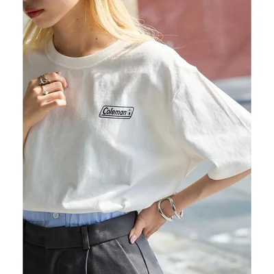 スマホショルダー tシャツ 半袖 「Coleman」classic logo tee ワンポイントクラシカルロゴTシャツ コールマン レディース メンズ