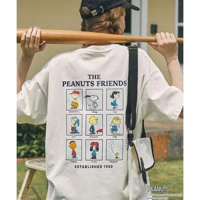 tシャツ 半袖 「PEANUTS / SNOOPY」別注 ピーナッツ スヌーピー&フレンズ ヴィンテージプリント 半袖Tシャツ レディース メンズ